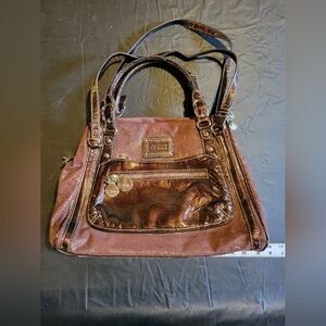 Kathy Van Zeeland Brown Handbag
